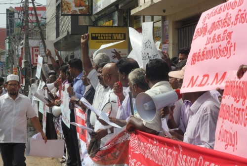 Demonstration in Jaffna-pic: TamilWin
