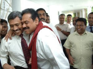 President Manhinda Rajapaksa and Gotabhaya Rajapaksa
