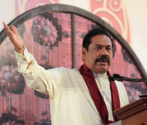 President Mahinda Rajapaksa at the opening ceremony if an Exhibition in Ampara, Mar 23, 2013