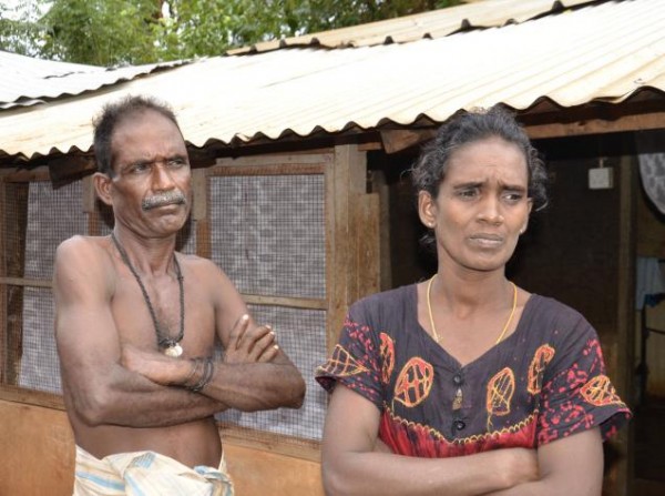 Resettled Tamils like Selvi and Gunaratnam (Jaffna) are unhappy in government-sponsored dwellings-pic courtesy of-The Hindu