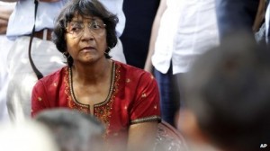 High Commissioner Ms. Navi Pillay in Mullyvaaykkaal-Aug 27, 2013-pic courtesy of: BBC
