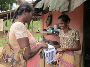 Canvassing for Gnanasakthi Sritharan