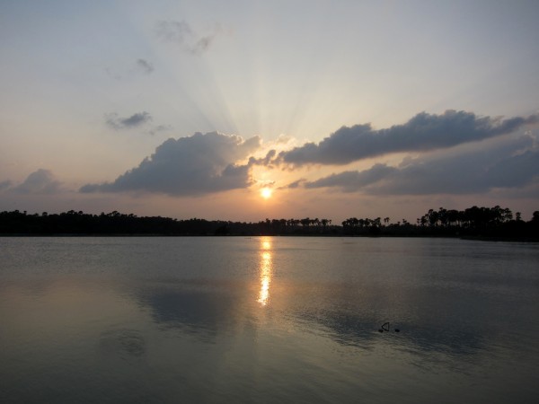 Sunset Over Lagoon, Jaffna-pic: Indi Samarajiva