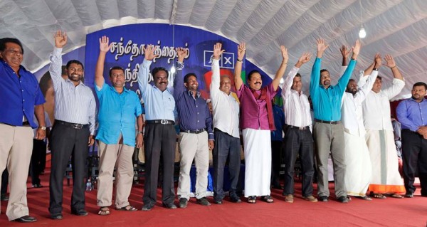 UPFA Provincial Council Election Campaign Rally, Mannar-pic: News.lk