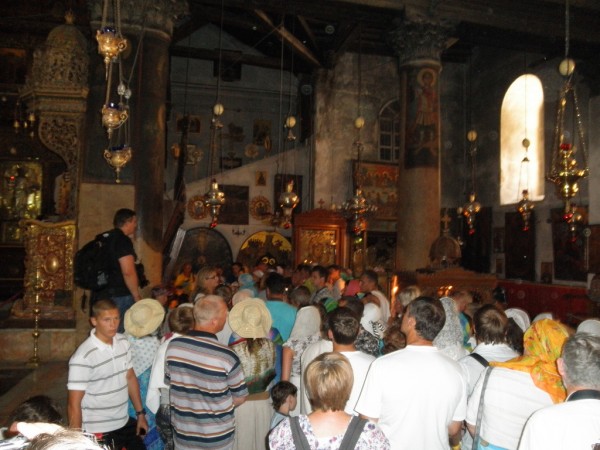 Picture from the Church of the Nativity in Bethlahem-pic: myheartinpalestineII 