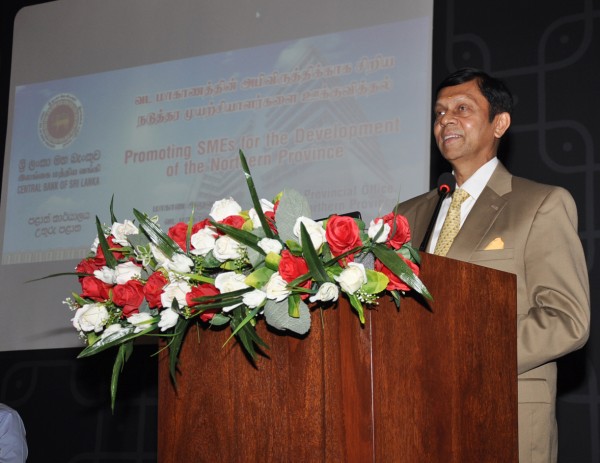 Central Bank Governor Ajith Nivard Cabraal delivering the keynote