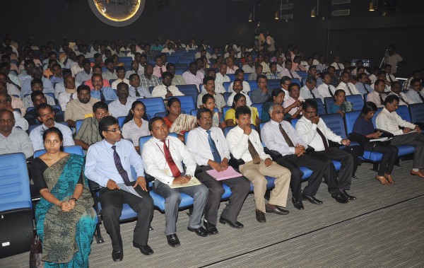 A section of the audience