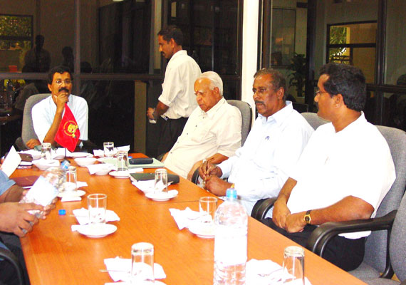 LTTE - TNA Meeting in Kilinochchi-pic courtesy of: PTI