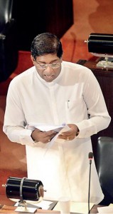 "Robin Hood" Mini-Budget presentation by Finance Minister Ravi Karunanayake